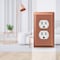 Amerelle Wall Plate, Number of Gangs: 1 gang Stamped Steel, Antique Finish, Copper 163DAC - alternate 3